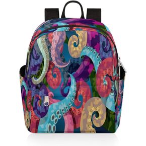 Watercolor French Bulldog Mini Backpack Purse for Women, Dog Pattern Lightweight Small Backpack Casual Travel Bag Daypack for Girls Children Teens Adult School Backpack