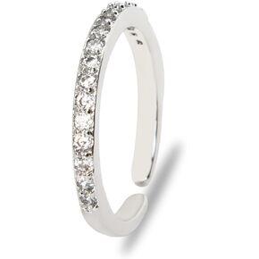 Stackable Eternity Rings for Women Girls Girlfriend Ring for Women Wedding Engagement Band Ring Simple Adjustable Band