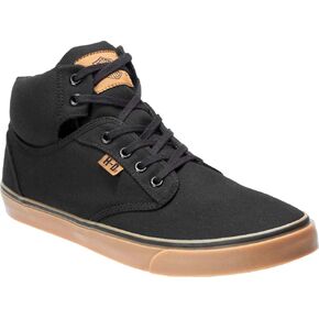 Harley-Davidson Men's Wrenford Canvas Sneakers D93544 (Black, 8.5)