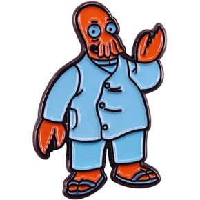 Dr Doctor Zoidberg Futurama Comedy Animated TV Show 1.2" Enamel Pin Badge