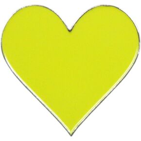 Yellow Heart - 1" Enamel Pin