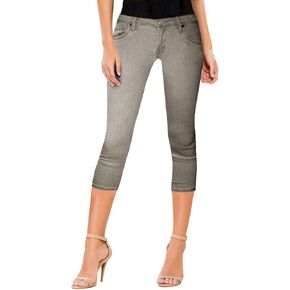 Hybrid & Company Women's Stretchy Slim Fit Denim Capri Jeans in Kuwait