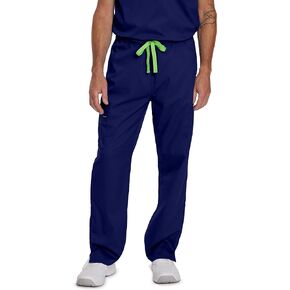 Proflex Unisex Tailored Fit Comfort Stretch 6-Pkt Cargo Scrub Pants 2104 True Navy SML