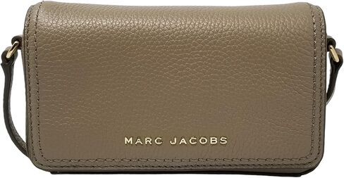 Marc Jacobs H107L01FA21 Groove Greige With Gold Hardware Pebbled Leather Women's Mini Shoulder Bag, Greige (Greige) in Saudi Arabia