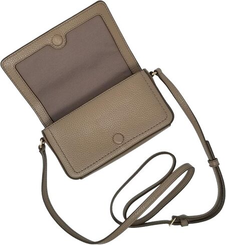 Marc Jacobs H107L01FA21 Groove Greige With Gold Hardware Pebbled Leather Women's Mini Shoulder Bag, Greige (Greige) in Saudi Arabia