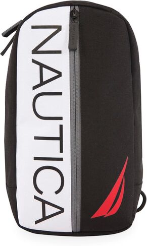 NAUTICA Unisex's Sling Shoulder Bag, Black Blue in Saudi Arabia