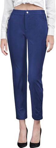 بنطال CLIV للسيدات للعمل كاجوال نحيف للكاحل مع جيوب in Kuwait