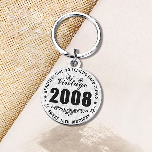 Resdink 16th Birthday Gifts for Girls boys - 2024 Keychain for 16 Years old Women Men Birthday Present, Happy 16th Bady Key Chain in Saudi Arabia
