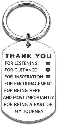 Thank You Keychain for Mentor Boss Supervisor Teacher Colleague Appreciation in Saudi Arabia