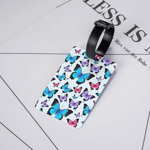 Cute Pink Faux Glitter Leopard Animal Print Luggage Tag with ID Name Card PVC Baggage Labels with Buckle Strap Suitcases Bag tag for Men Women Travel (1 Pack) in Saudi Arabia