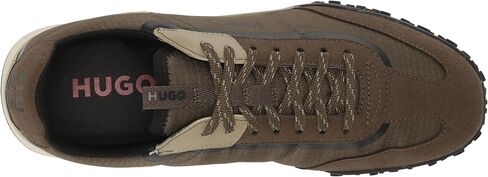 HUGO Men's Colorblock Contrast Logo Lace Up Sneakers in Saudi Arabia