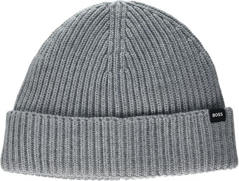 BOSS Men's Small Logo Wool Beanie in Saudi Arabia