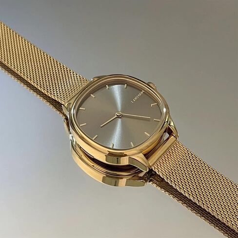 LANZOOM Retro Women's Quartz Watch - Stainless Steel case,Gold Filled, Ideal Gift for Holidays and Special Occasions. in Saudi Arabia