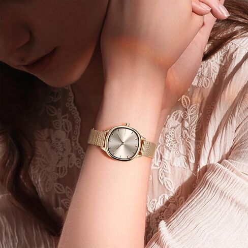 LANZOOM Retro Women's Quartz Watch - Stainless Steel case,Gold Filled, Ideal Gift for Holidays and Special Occasions. in Saudi Arabia