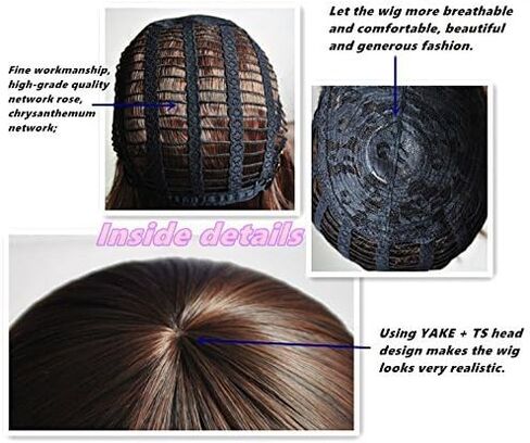 Rugelyss Ombre Black to Tora Purple Wig with Air Bang Long Fluffy Curly Pastel Wavy Wigs for Women Synthetic Cosplay Party Hairpieces (purple ombre) (purple ombre) in Kuwait