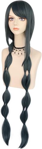 باروكة جونتينج 【+قبعة شعر مستعار رمادية للسيدات بشعر مستعار طويل مع شعر صناعي على شكل ذيل الحصان للألعاب التنكرية والحفلات التنكرية وحفلات عيد الميلاد من جونتينج in Kuwait