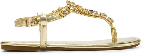 DREAM PAIRS Flat Sandals for Women Dressy Rhinestone T-Strap Thong Flat Sandals for Summers Dress Beach in Saudi Arabia