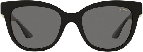 Versace Woman Sunglasses Black Frame, Dark Grey Lenses, 54MM in Saudi Arabia