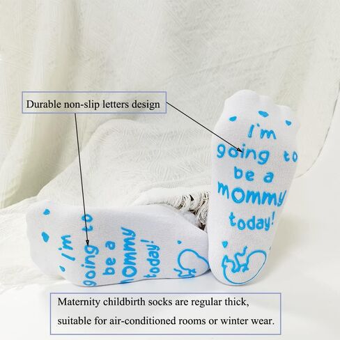SUFEINI هدايا الأمومة جوارب بأشكال مضحكة ملهمة غير زلق الحمل أمي هدية الأم عيد الميلاد السنة الجديدة هدية in Kuwait