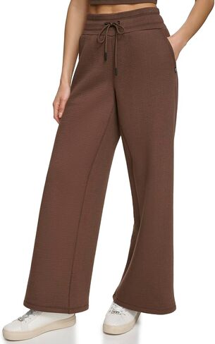 DKNY Women's Performance Full Length Ottoman Knit Wide Leg in Saudi Arabia