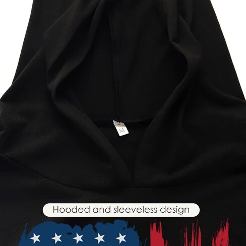 تيشيرت رجالي من EYNDYN بقلنسوة بدون أكمام للتمرين مع قلنسوة، قطع علوية لكمال الأجسام والعضلات، تي شيرت بقلنسوة للصالة الرياضية in Kuwait