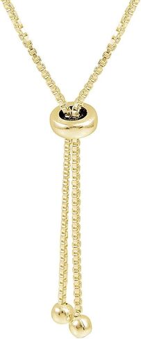 Hoops & Loops Sterling Silver Cubic Zirconia XO Design Adjustable Bracelet in Saudi Arabia