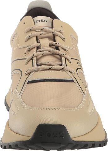 BOSS Men's Tonal Mix Material Run Style Sneaker in Saudi Arabia