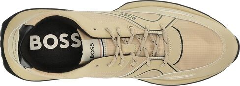 BOSS Men's Tonal Mix Material Run Style Sneaker in Saudi Arabia