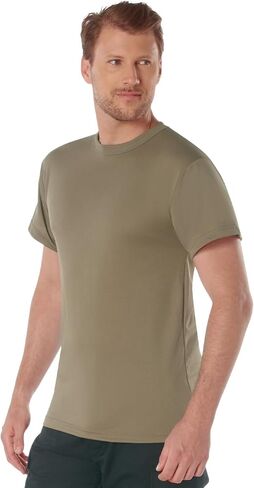 Rothco Quick Dry Moisture Wicking T-Shirt Active Athletic Shirt in Saudi Arabia