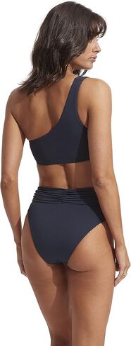 Seafolly Women's One Shoulder Bikini Top Swimsuit Sash Detail in Saudi Arabia