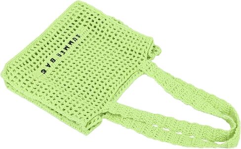 حقيبة يد الشاطئ من Freie Liebe Crochet Beach حقيبة شاطئ صيفية للنساء حقائب كبيرة متماسكة in Kuwait