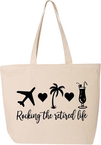 Retirement Gift Tote Bag Rocking the Retired Life Tote Bag Retirement Bag Officially Retired Bag Grandma and Grandpa Gift in Saudi Arabia