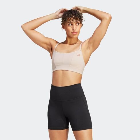 adidas womens Yoga Studio Light-support Bra Sports Bra in Saudi Arabia