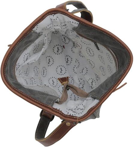 Western Leather Shoulder Bag for Women - Upcycled Canvas Crossbody Bag in Saudi Arabia