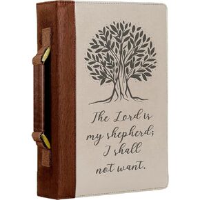 LUMA Ps 1:3 Bible case, Bible cover with biblical tabs included, Cover for bible, Bible carrying case, Bible book covers leather, Bible study covers, Study organizer bible cover, Bible holder case.