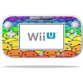 MightySkins Skin Compatible with Nintendo Wii U Gamepad Controller wrap Sticker Skins Happy Faces