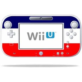 MightySkins Skin Compatible with Nintendo Wii U Gamepad Controller wrap Sticker Skins France Flag