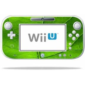 MightySkins Skin Compatible with Nintendo Wii U Gamepad Controller wrap Sticker Skins Green Leaf