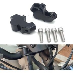 Motorcycle Handlebar Risers Mount Clamp,CNC Handle Bar Riser Mount Extender Height Up Backs Moves Bracket Kit for H-ONDA CMX1100 REBEL 1100 2021 2022 2023 Handle Bar Riser Adapter