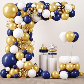 148pcs Red White Blue Balloons Garland Arch Kit, Patriotic Decorations for 4th of July Independence Day Graduation Anniversary Party Decorations