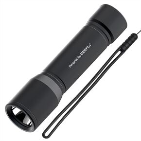 F1P Rechargeable Flashlights, Lightweight Handheld Flashlight, Flashlights Home Emergency, USB C Rechargeable for Camping|Outdoor|Emergency, 3 Modes, 350 Lumens, IPX7 Water Resistant