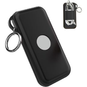 Adhiper Silicone Case Cover for Apple Vision Pro Battery, Protective Case for Vision Pro with Cable Storage Function, Anti-Scratch,Fall-Proof and Soft Case for Apple Vision Pro Battery(Black)