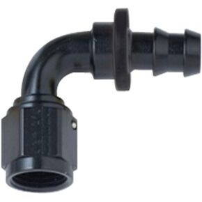 Fragola 209008-BL Black Size (-8) 90° Push Lock Hose Fitting