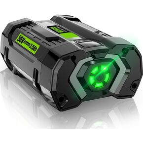 BA2800 56V 5.0Ah Replacement for EGO 56V Battery BA2800 BA1400 BA2800T BA4200 BA1400T Compatible with All EGO 56V Power Tools-New Upgraded 4X Longer Runtime and Battery Holder