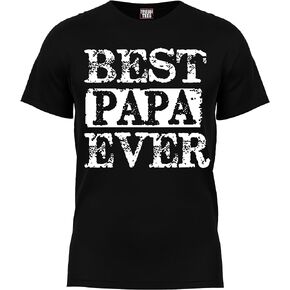 fresh tees Best Papa Ever T Shirt | Father's Day Shirt | Funny Gifts for Husband Dad Grandpa