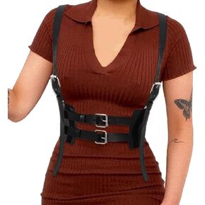 BODIY الشرير حزام خصر عريض أسود القوطي زي أحزمة النساء أحزمة تسخير الموضة ل الهذيان تأثيري التبعي in Kuwait