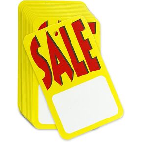 Perco White Merchandise Unstrung Marking Tags | Writable Blank Hang Labels Display for Retail, Sale Price, Gifts, Clothing, Garage Sale, Yard Sale, Rummage Sale Pricing Label 51 * 83mm (1000 Tags)