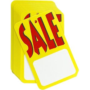 Perco White Merchandise Unstrung Marking Tags | Writable Blank Hang Labels Display for Retail, Sale Price, Gifts, Clothing, Garage Sale, Yard Sale, Rummage Sale Pricing Label 51 * 83mm (1000 Tags)
