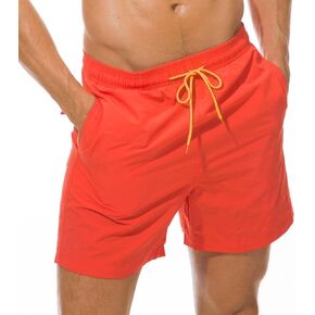Board Shorts Without Liner Men's Swim Trunks 5 Inch Inseam Quick Dry Swimming Shorts for Men Beach