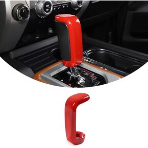 ABS Car Gear Shift Knob Head Cover Trim Stickers for Toyota Tundra 2007 2008 2009 2010 2011 2012 2013 2014+ 2021 Sequoia 2008-2020 (Style B,Carbon Fiber)